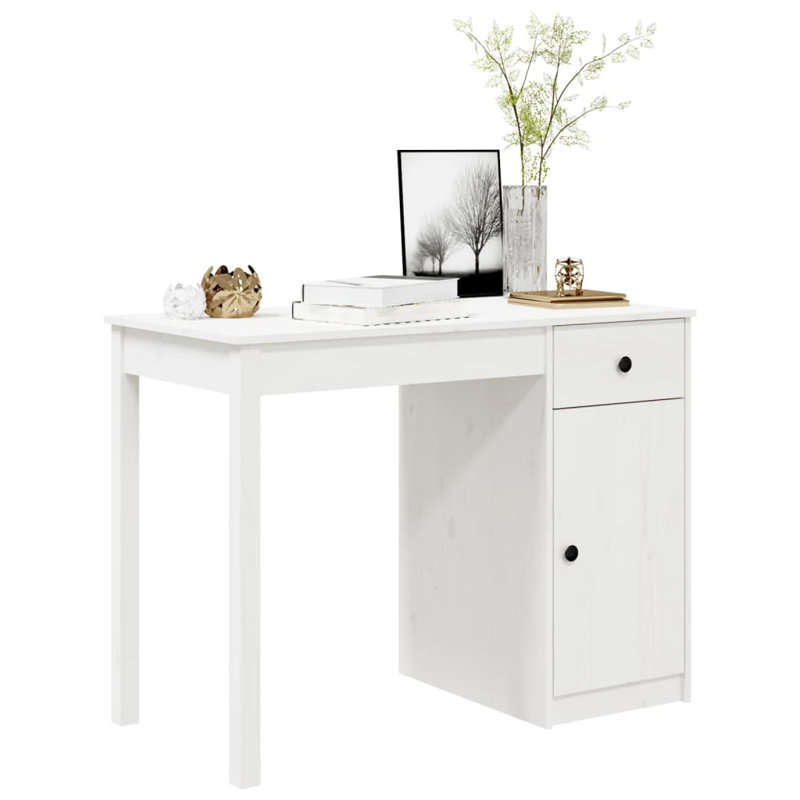 Kitina Solid Wood, White