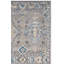 Minonk Oriental Cotton/Jute Dark Grey/Yellow Area Rug-15107887