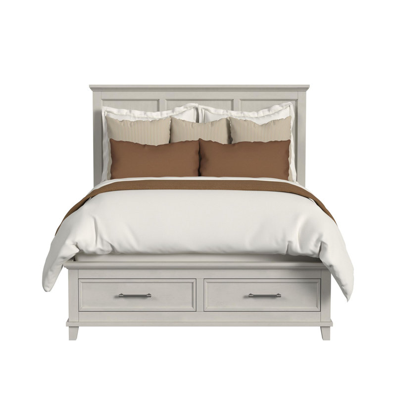 Sneed Queen Storage Bed In Grey, Queen, White