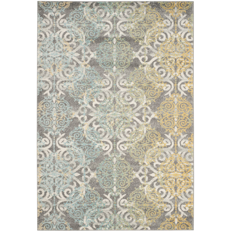 Tapis performance damassé Allard, Rectangle 6 pi 7 po x 9 pi