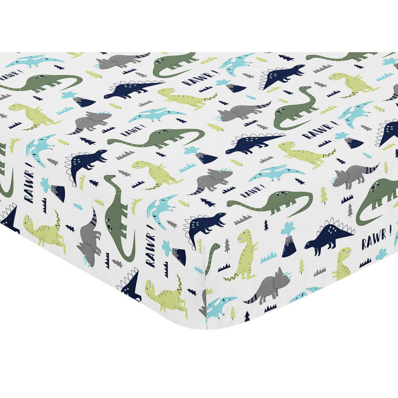 Drap-housse pour lit de bébé Mod Dino
