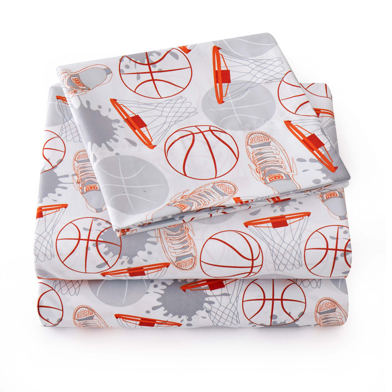 Draps en microfibre classiques pour enfants, Simple, Basketball