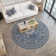 Tapis oriental gris Elisabeth-Anne