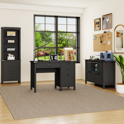 3-Piece Computer Desk Office Set