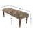 Tabit Rustic Geometric Bench