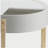 Bodfish White & Natural Round Coffee Table