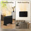 Metro Lane Corra 1200W 4095 BTU Electric Panel Space Heater with Adjustable Thermostat and with Digital Display