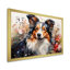 «Popart Shetland Sheepdog Portait I», reproduction sur toile
