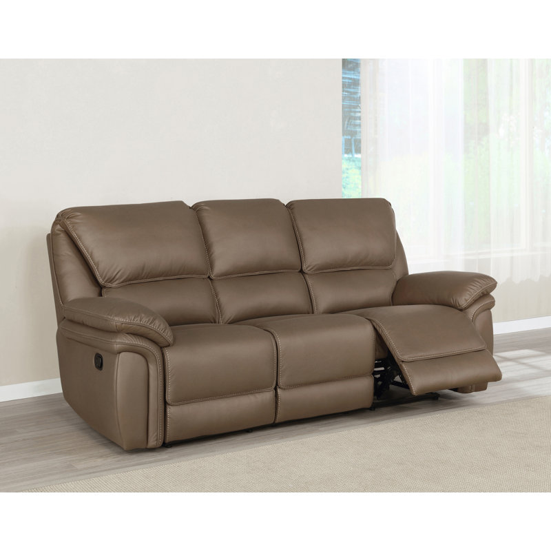 Canapé Idalina, Polyester brun, H 41,75 po x l 90 po x P 39,25 po