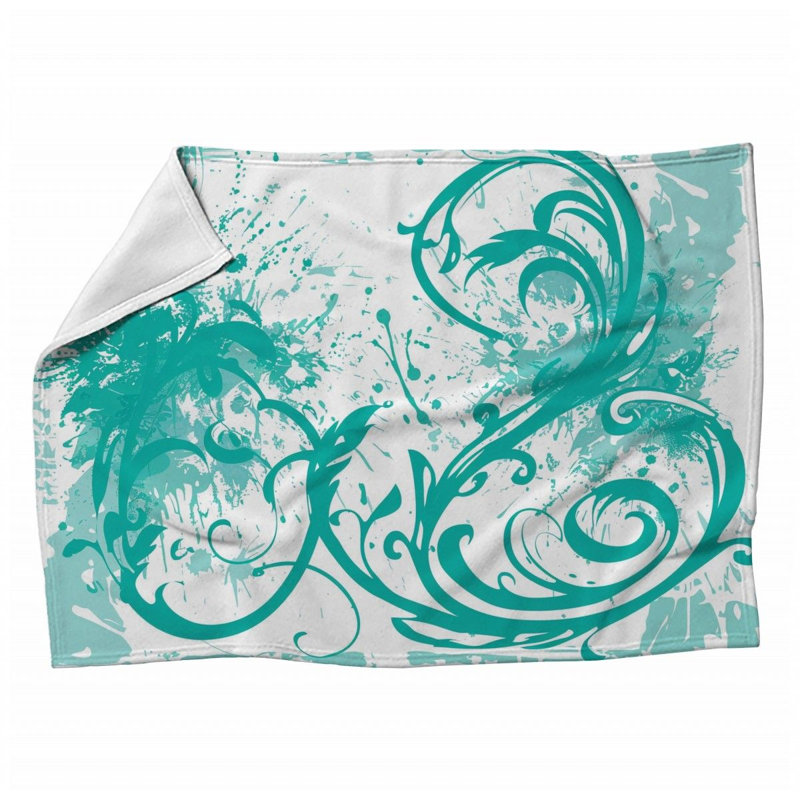 Machine Printed Throw Blanket, 60" x 80"