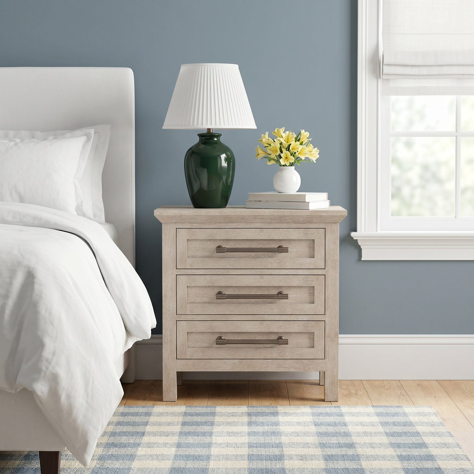 Walter 3-Drawer Nightstand