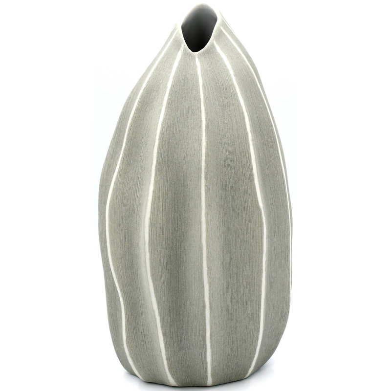 Avery-Parker Handmade Table Vase, Gray