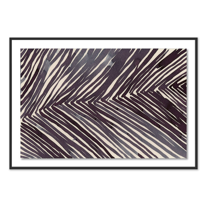 « night field 4 », reproduction encadrée, Noir, H 42 po x l 60 po x P 2,5 po