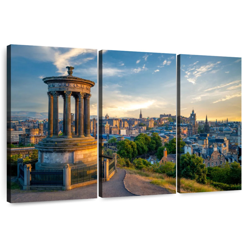 Lilie Edinburgh From Calton Hill, 20" H x 33" W