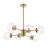 Dilley 6 - Light Dimmable Sputnik Modern Linear Chandelier-1496037446-1585562973