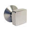 Passage Square Knob with Modern Rose-558767818