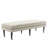 Casablanca Fabric Upholstered Bench with Wheels-833605210