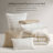 Oversized Cotton Jacquard Bedding Sets, Queen Modern Farmhouse Home