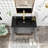 Rithi 35.16 " W Freestanding Standard 1 Single Vanity Bathroom Vanity With Solid Surface Top-1453661508