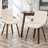 Faux Leather Upholstered Office Chair with Solid and Manufactured Wood Frame-2028803343