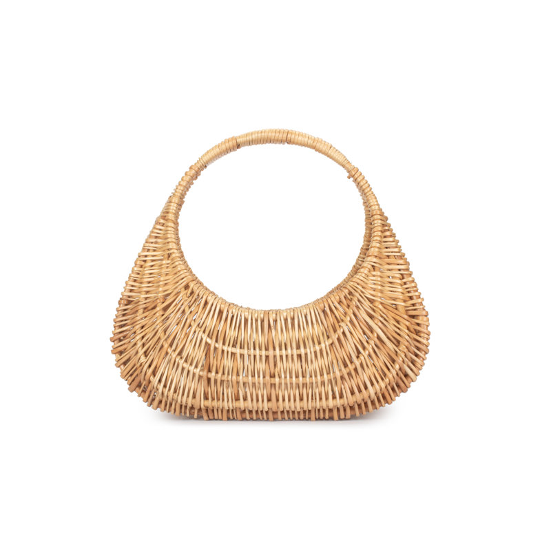 Wicker Gondola Style Shopping Basket
