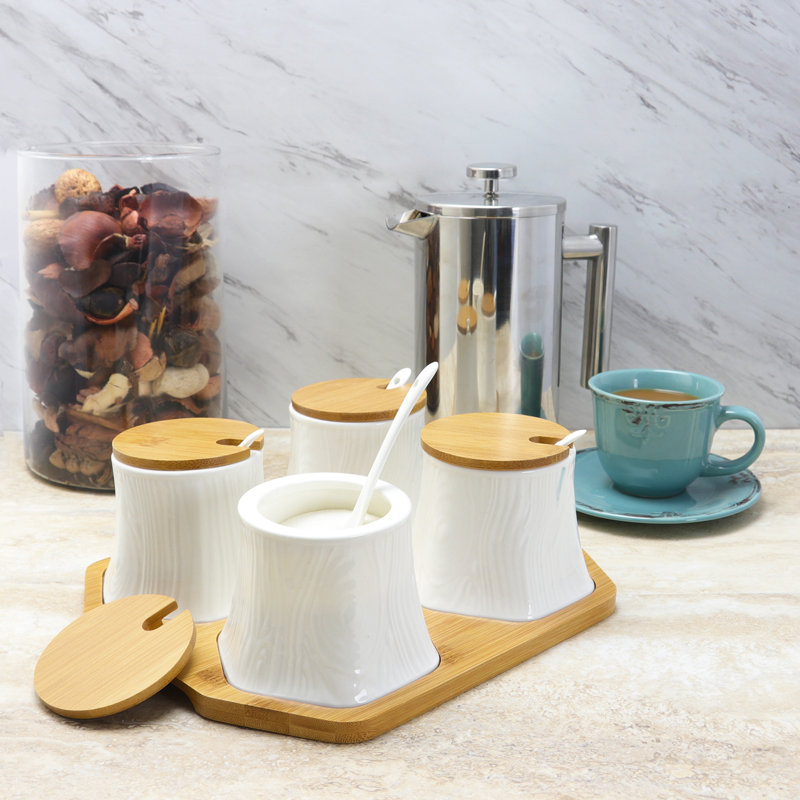 Ensemble de dessertes pour épices, confitures et salsas 13 pièces Eveleth