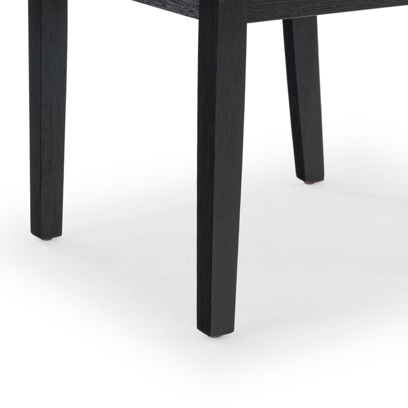 Chaise en bois Bellalexa, Noir, noir, noir, noir