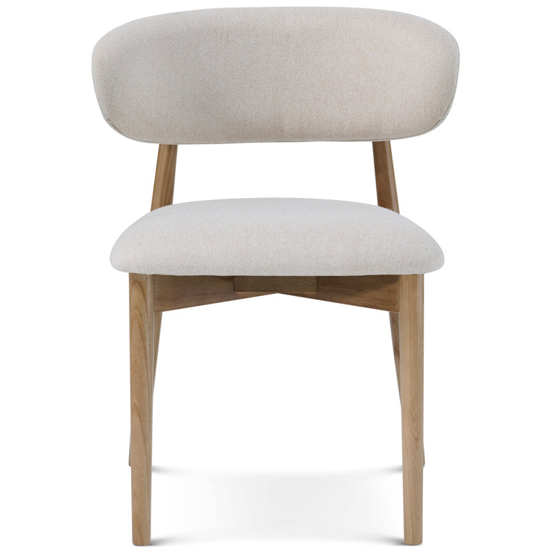 Munich Upholstered Dining Chair, Natural