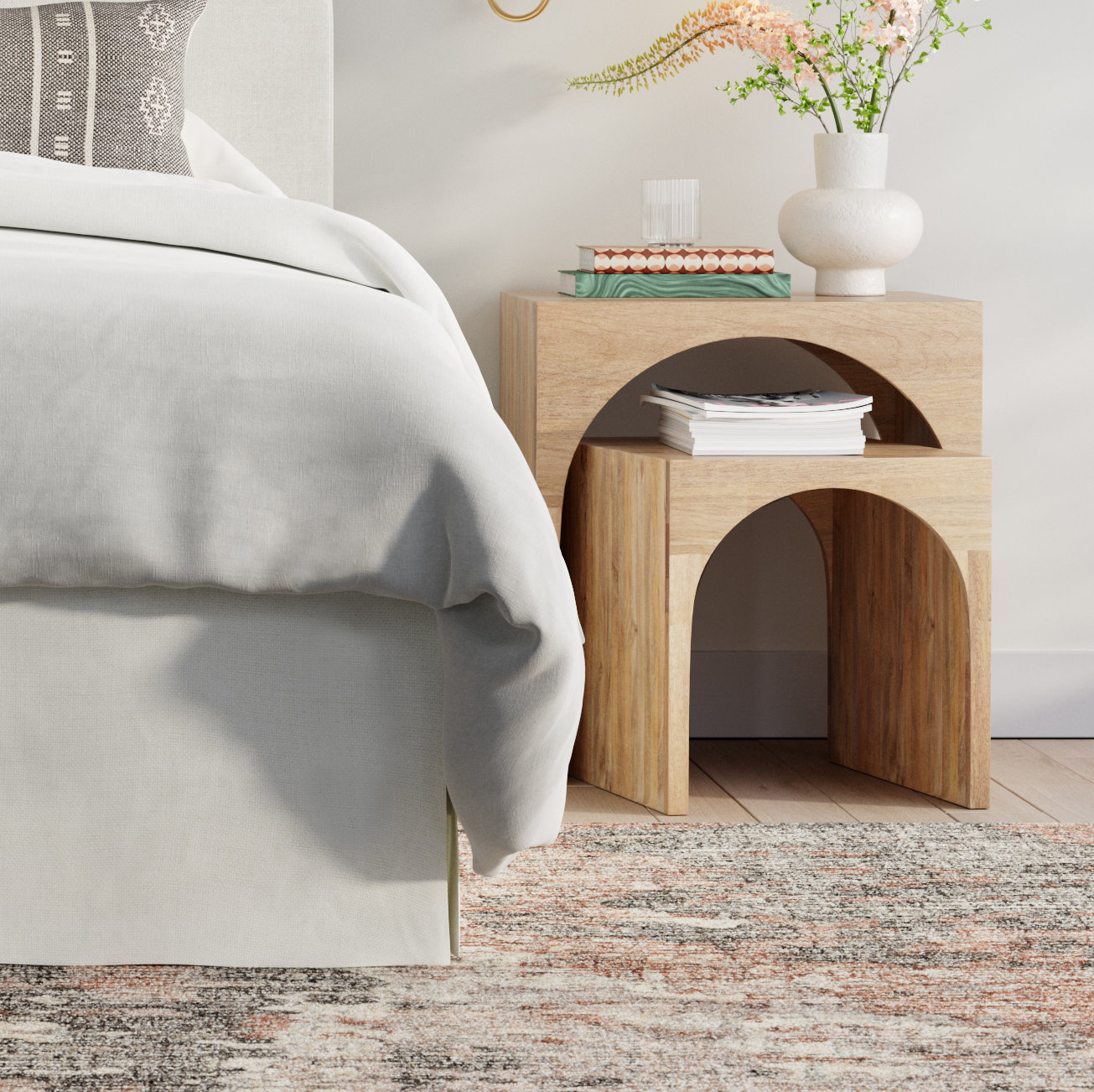 Coletta 20" Mango Nesting End Tables