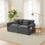 Canapé surdimensionné en chenille surdimensionné, petit canapé surdimensionné à 2 places avec nuage, causeuse moderne et confortable pour le salon, la chambre à coucher, un ensemble de bricolage, gris-38208647