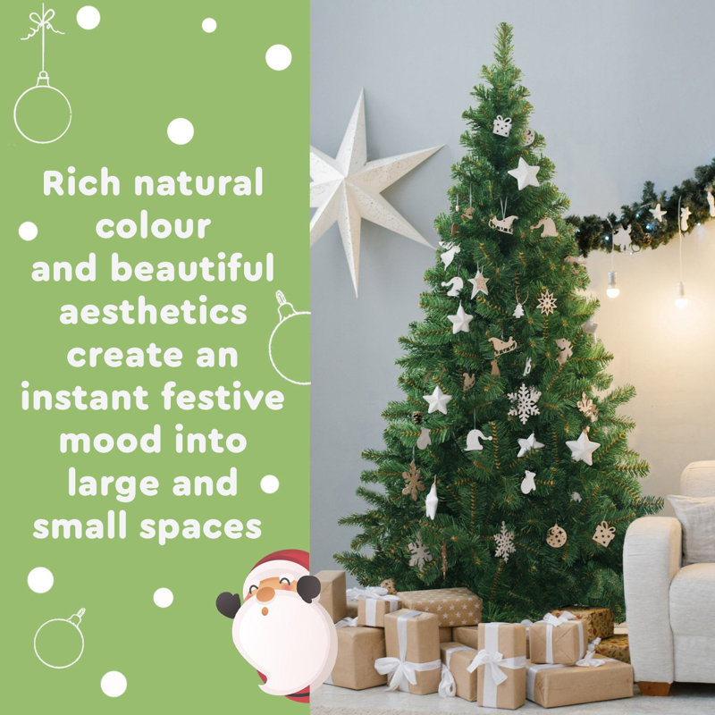 Artificial Christmas Tree, 6.89ft H x 4.2ft W