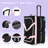 Meliz Dance Bag With Garment Rack, 28" Dance Costumes Rolling Garment Bags with Wheels for Shows, Travel-1462216299