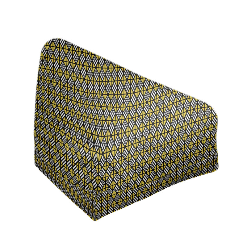 Fauteuil à billes standard & Leffel, Pas de bourre, Noir / jaune, H 120 po x L 2 po x P 60 po