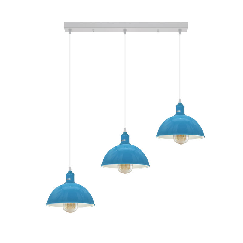 Labeeb 3 - Light Kitchen Island Pendant, Blue