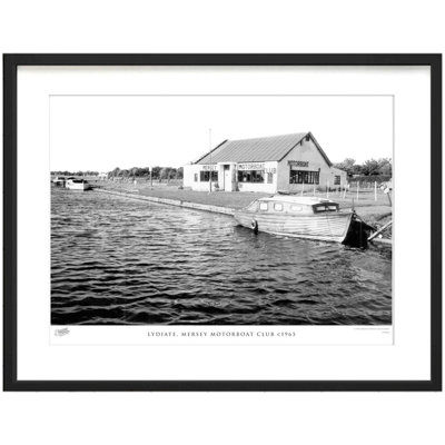 Lydiate, Mersey Motorboat Club C1965 - Single Picture Frame Print
