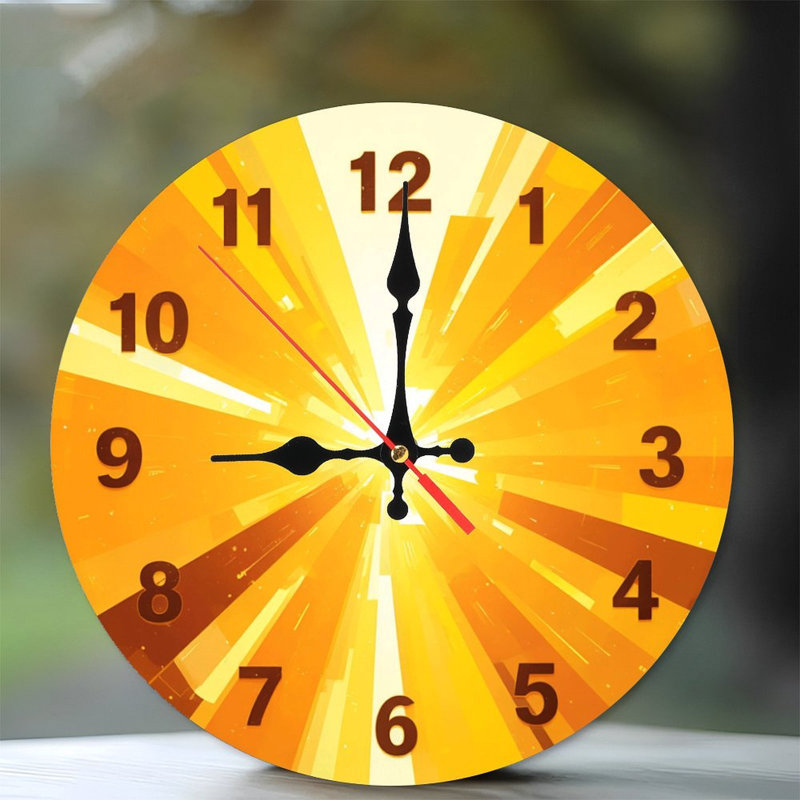Horloge murale Sunburst