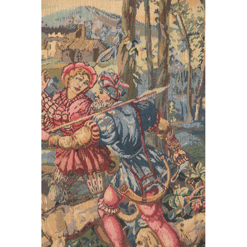 La Chasse  Tapestry Wall Art, 45" H x 69" W