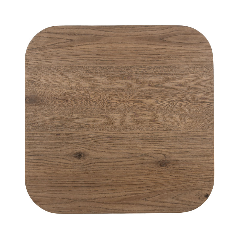 Vander Solid Wood End Table, Tawny Brown