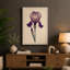 Purple Iris Study Botanical - Wrapped Canvas-1793378384-1793378382