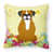 Boxer fauve et blanc