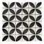 Carreau de mosaïque en verre 2 po x 2 po Eterna Lily-108467137