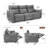 96" Zero-Gravity & Wall Hugger 3 Seater Power Recliner Sofa With USB & Type-C Ports, Oversized Reclining Sofa for Living Room-1761191339-1761077436