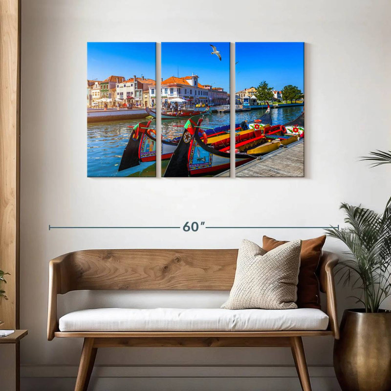 Aime Traditional Portuguese Boats, 28" H x 45" W