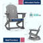 Chaise berçante tout temps Adirondack-129162973