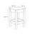 Meadowbrook 3-Piece Kitchen Island And Stool Set In White Maple