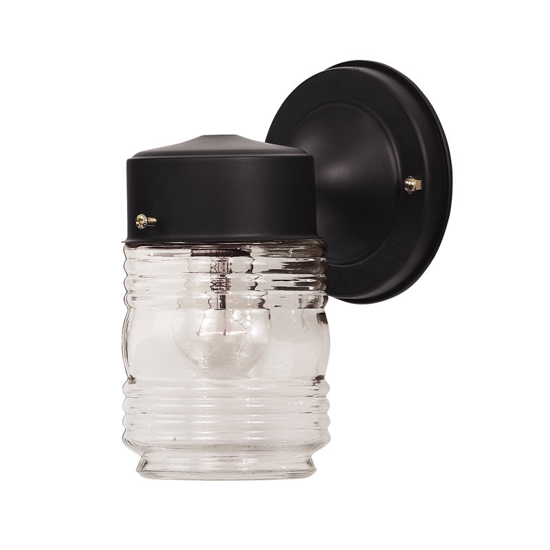 Marscot Black 8'' H Outdoor Wall Lantern