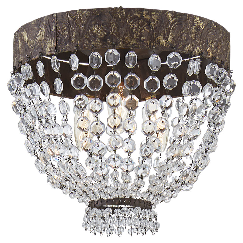 Visual Comfort 3 Light Flush mount