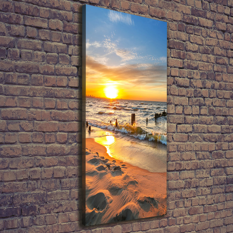 Sunset Sea - Wrapped Canvas Print