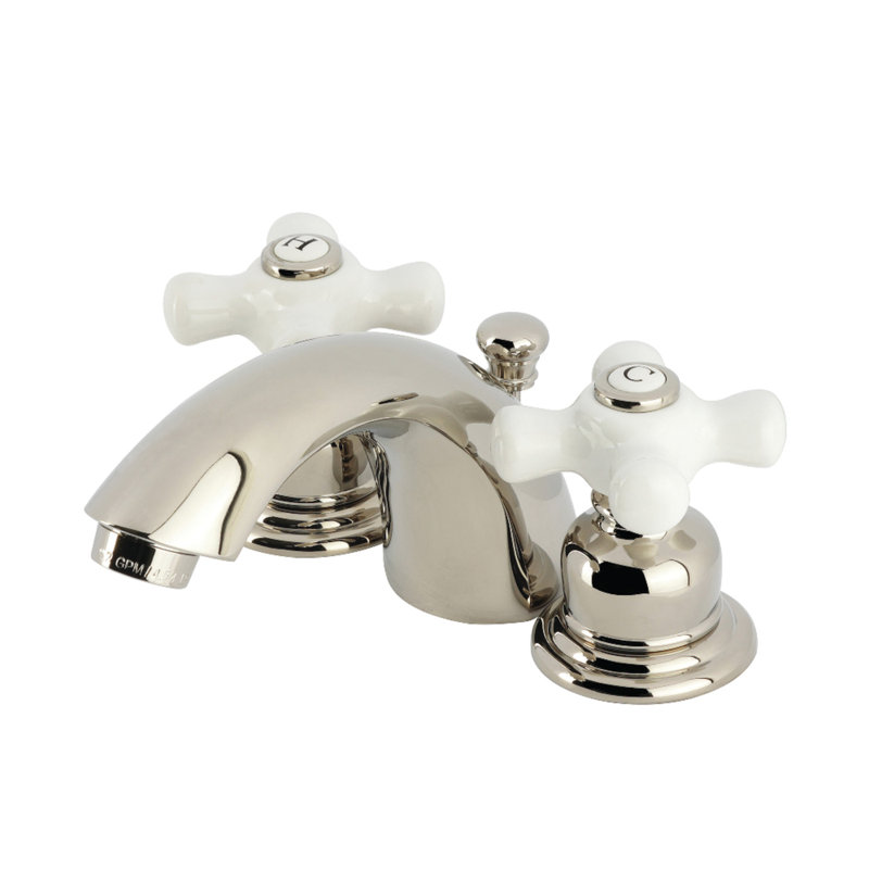 Robinet de salle de bain Kingston, Nickel poli