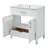 Modern Freestanding Bathroom Vanity With Ceramic Sink And Drawer-1322406149